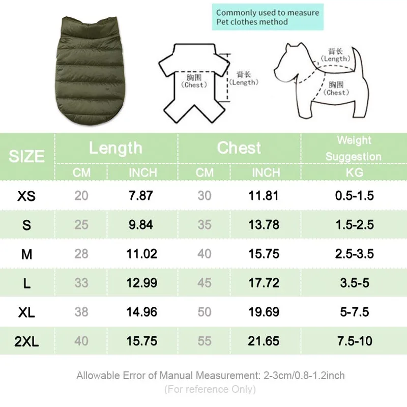 Winter Warm Vest for Small Dogs/Cats- Other Sizes Available - Image 6