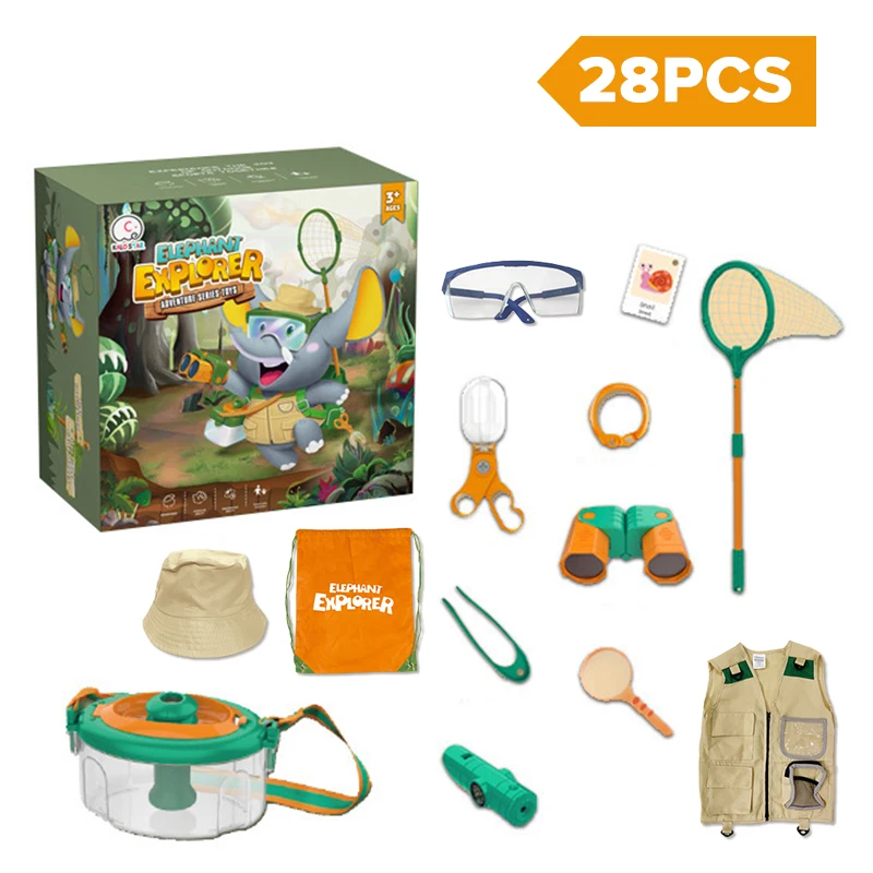 Kids Adventure Toys Kit- 28 Tools- Outdoor Nature Exploration - Image 5