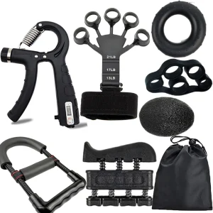Adjustable Grip Strength Trainer- Wrist-Finger Exerciser- Hand Grip Strengthener- Muscle Building