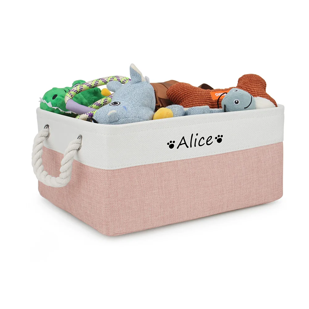 Custom Name Dog/Cat Toy Storage Box - Image 6