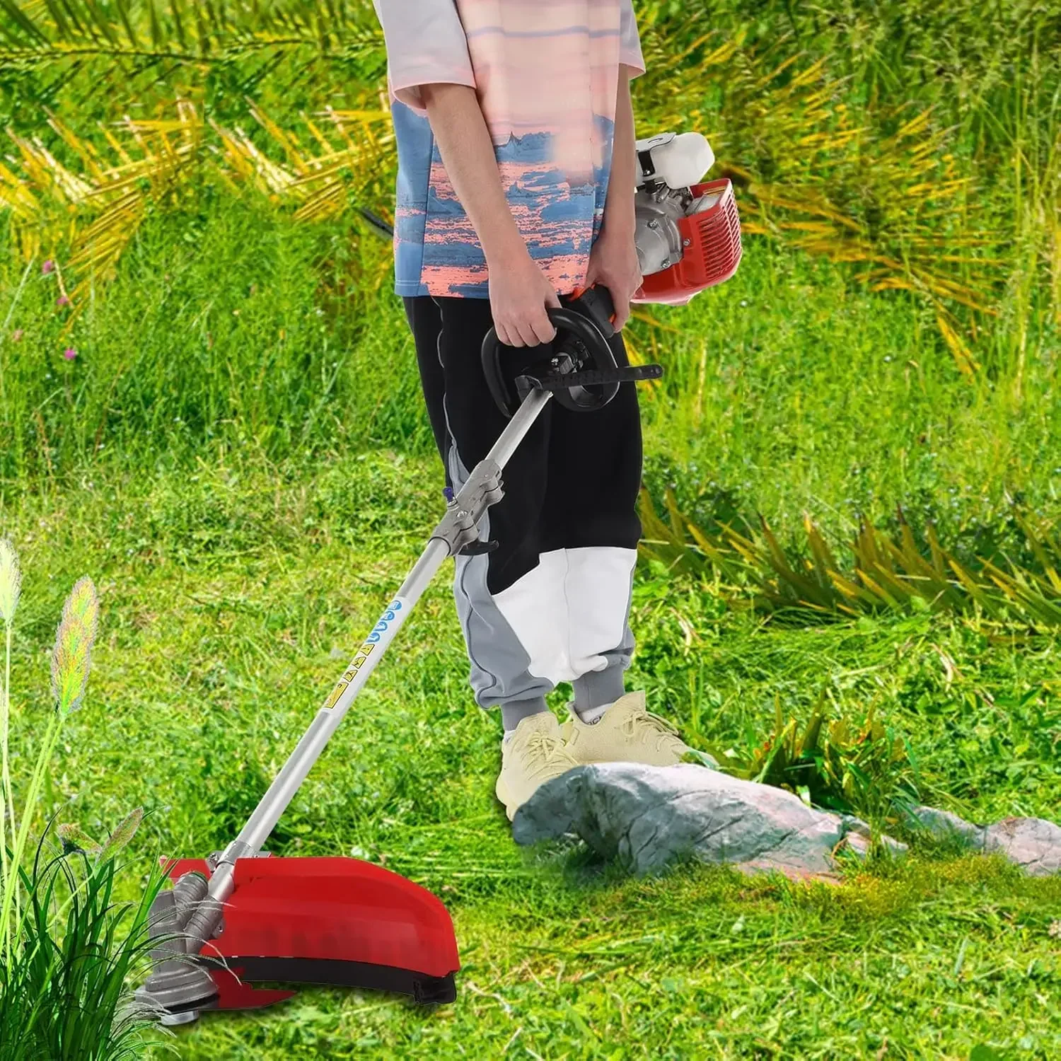 Lawn Mower- Weed Eater- Hedge Trimmer- 5 in 1- Strong, Powerful- Full Functioning Guard- Accessories - Image 5