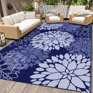 Waterproof, Outdoor, Plastic Straw Rug- Reversible- Different Sizes and Colors
