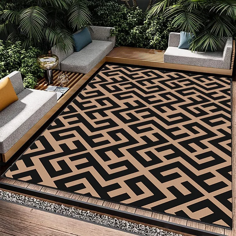 French Garden Patio Rug- Waterproof- Many Patterns- Many Sizes French Garden Patio Rug- Waterproof- Many Patterns- Many Sizes - Image 8