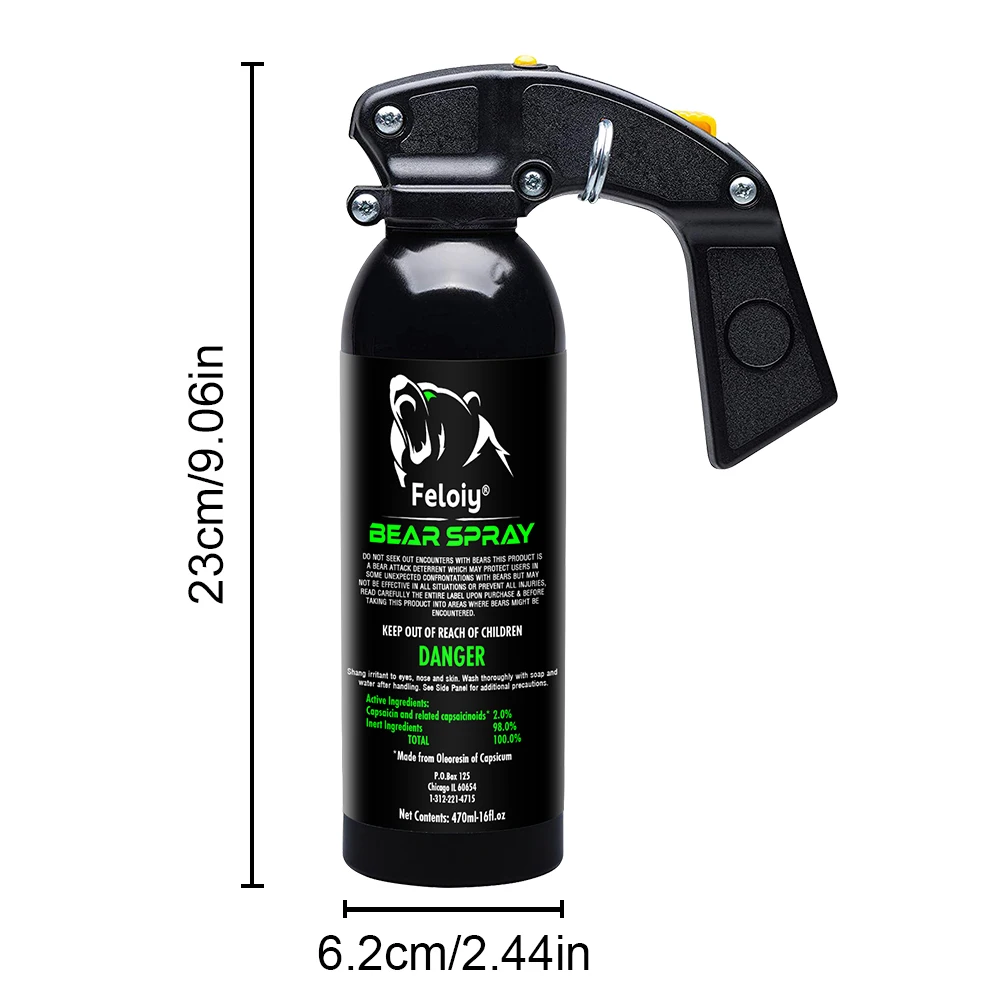 Bear Spray- Camping and Hiking Protection- Easy To Carry- Easy to Use - Image 3