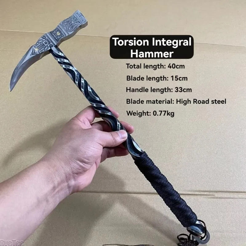 40 cm Multifunctional Outdoor Tool- High Forged Steel- Integrated Camping Hammers- High Hardness - Image 6