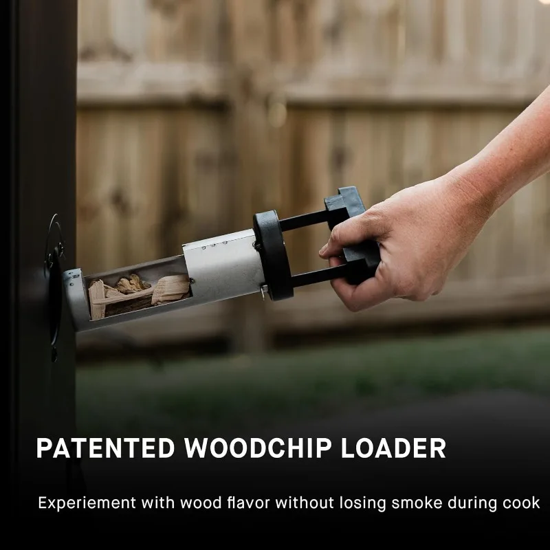 Masterbuilt® 30-inch Digital Electric Vertical BBQ Smoker- Leg Kit- Side Wood Chip Loader- 710 Square Inches of Cooking Space - Image 4