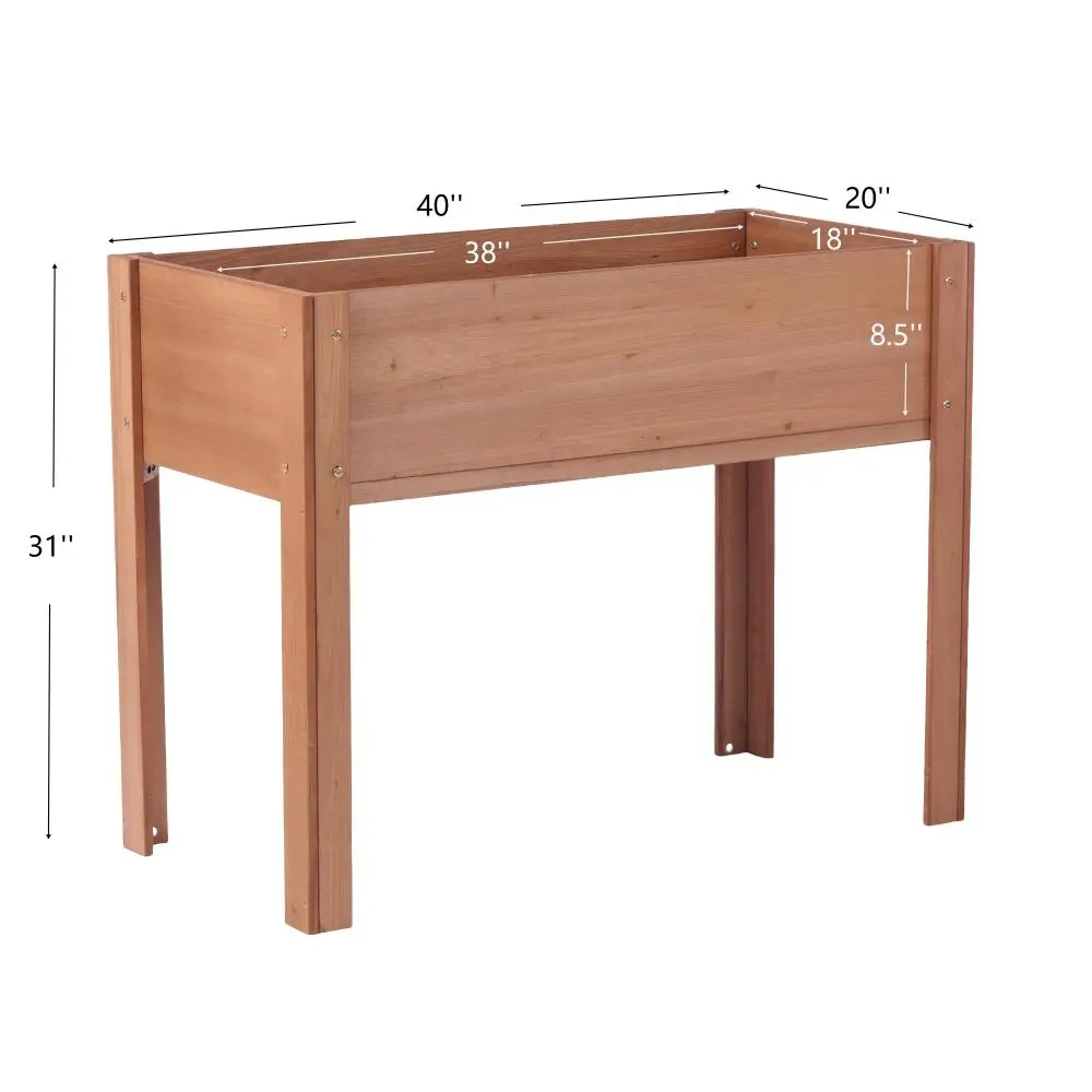 Raised Garden Bed with Legs- Elevated Wooden Planter Box - Image 3