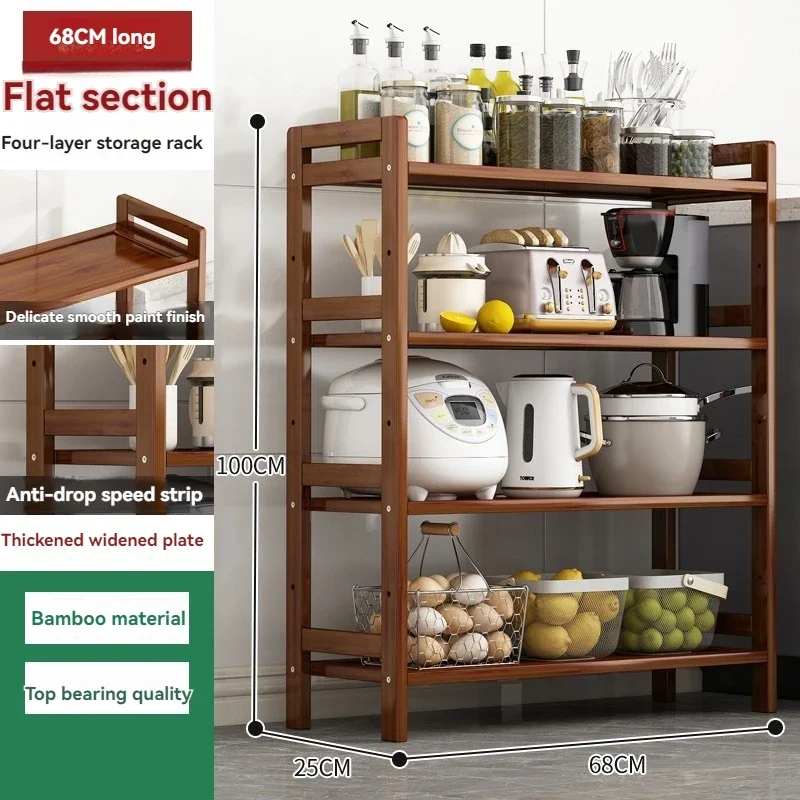 Kitchen Shelf Unit- Floor Standing Multi-Layer Storage Shelves- Extra Storage - Image 21