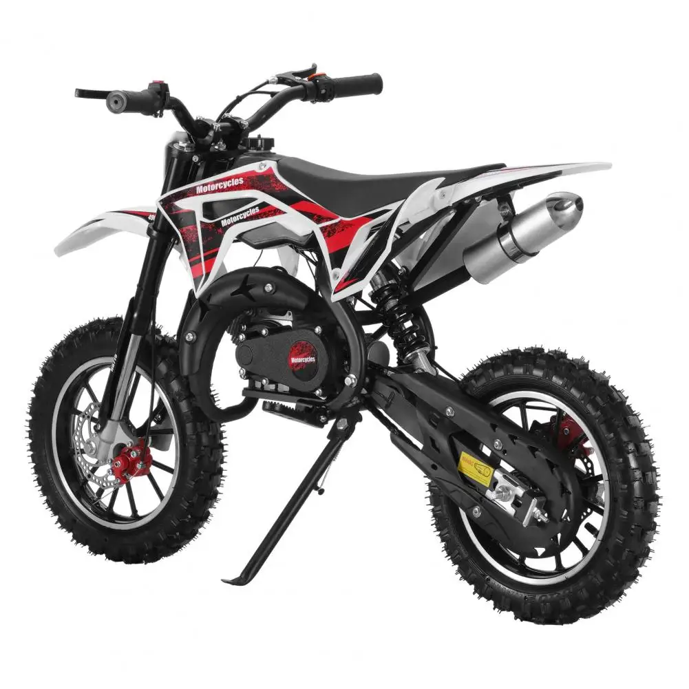 49cc 2-Stroke Kids Dirt Bike- Gas Powered- Motocross- Off Road Mini Motorcycle- Childrens' Pocket Motorbike- Front/ Rear Disc Brakes - Image 2