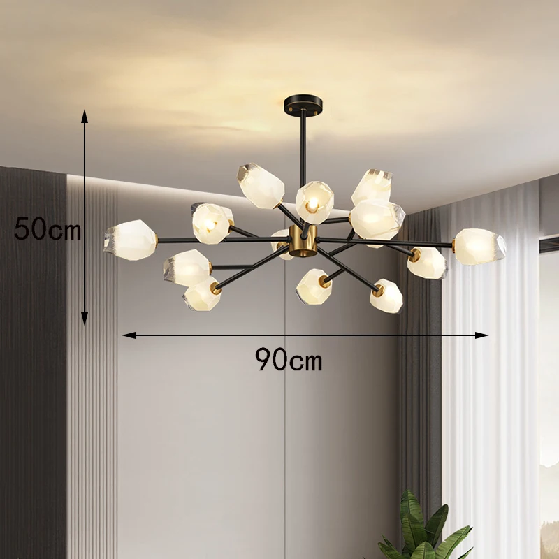 Tulip Dining room Pendant Lamp- Hanging Chandelier- Living Room - Image 14