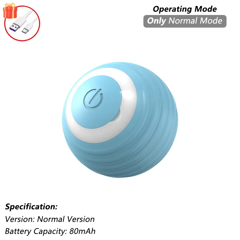 Cat/Dog Interactive Ball Toy- Automatic Rolling Ball with Tail- Rechargeable Smart Pet Interactive Toy- Intelligent Mouse for Cat - Image 14