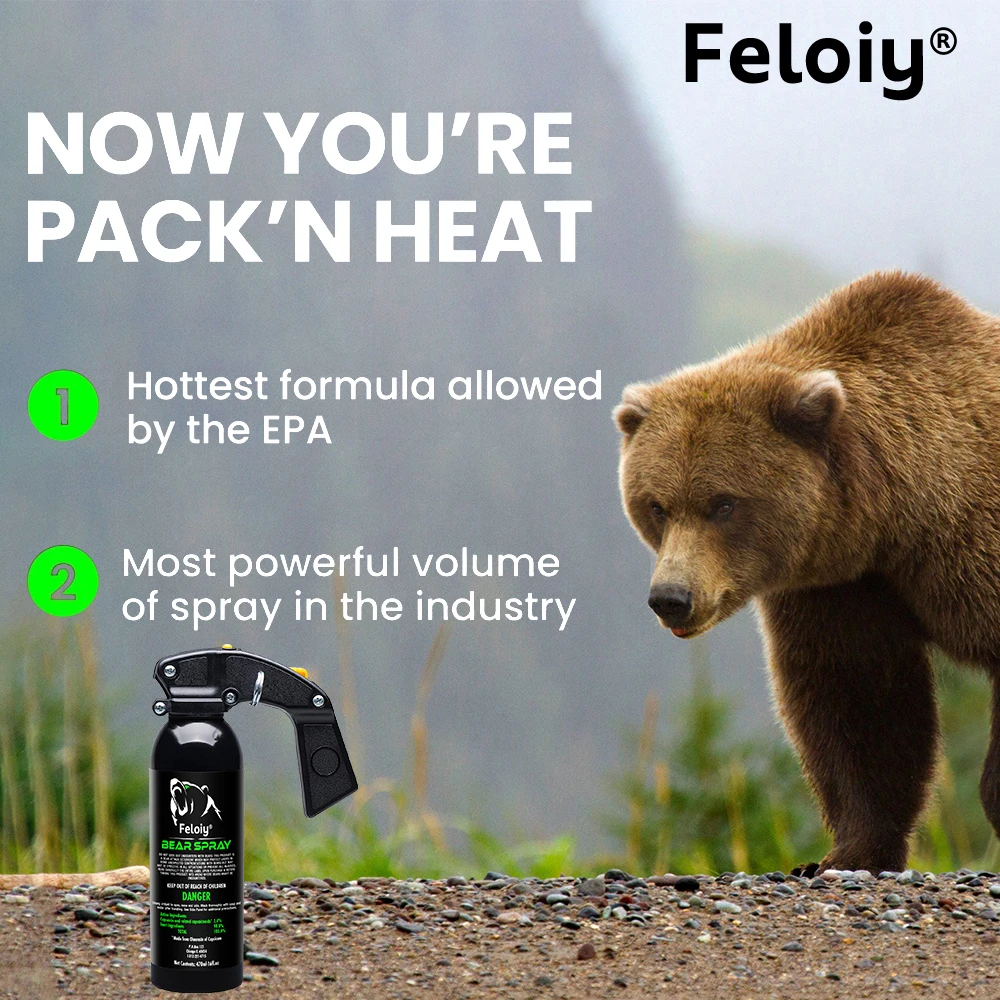 Bear Spray- Camping and Hiking Protection- Easy To Carry- Easy to Use - Image 2