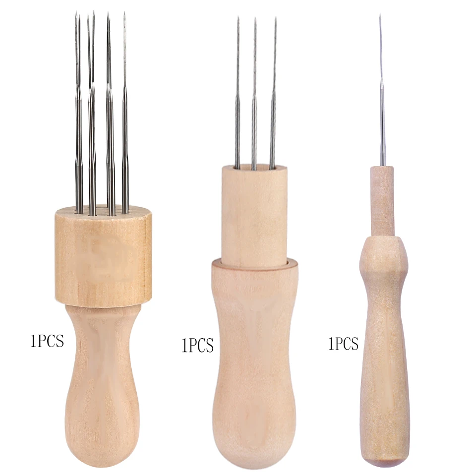 Wooden Wool Felting Needle Holder- Needles - Image 7