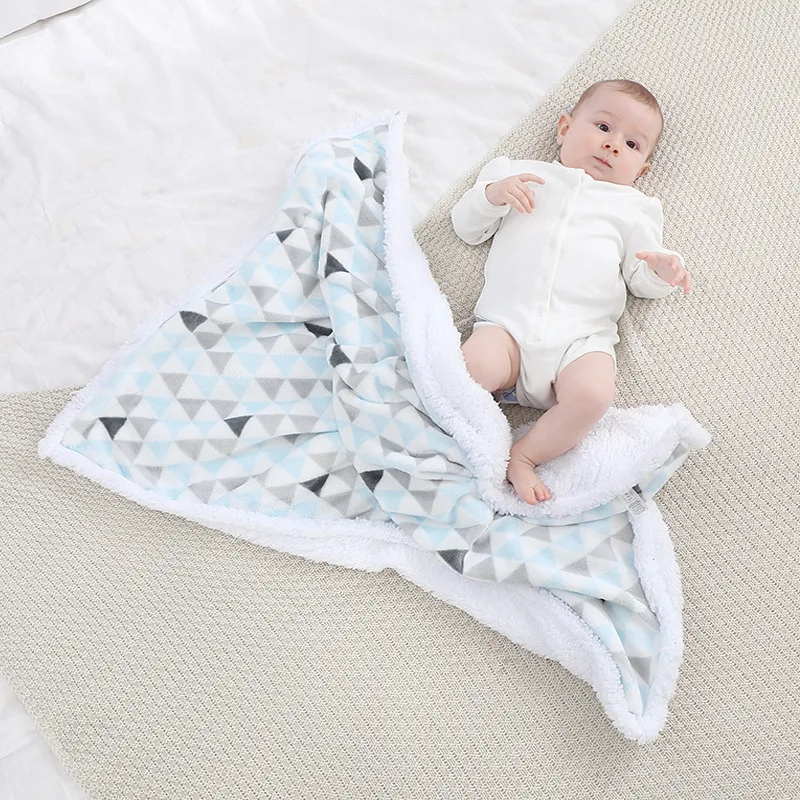 Warm Fleece Baby Blanket- Three Styles - Image 3