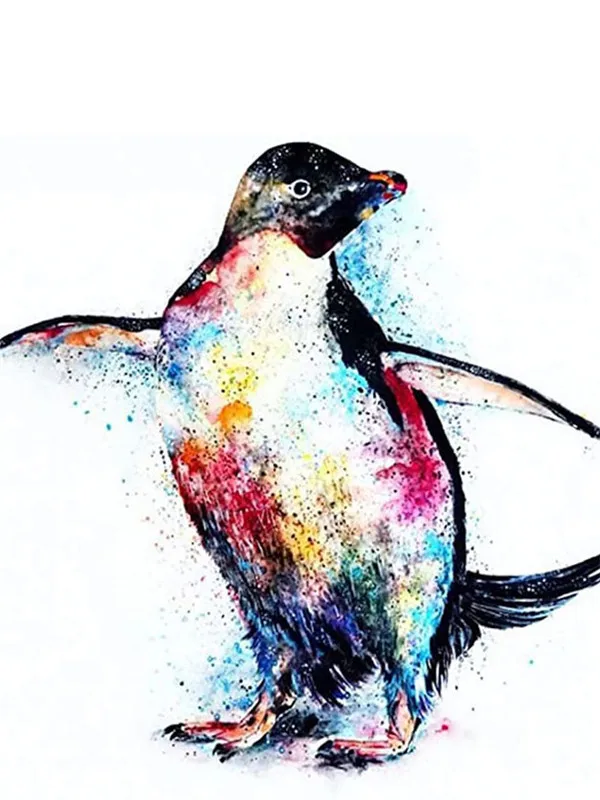 5D DIY Diamond Painting- Full Drill Square/Round- Penguin Diamond Embroidery - Image 9