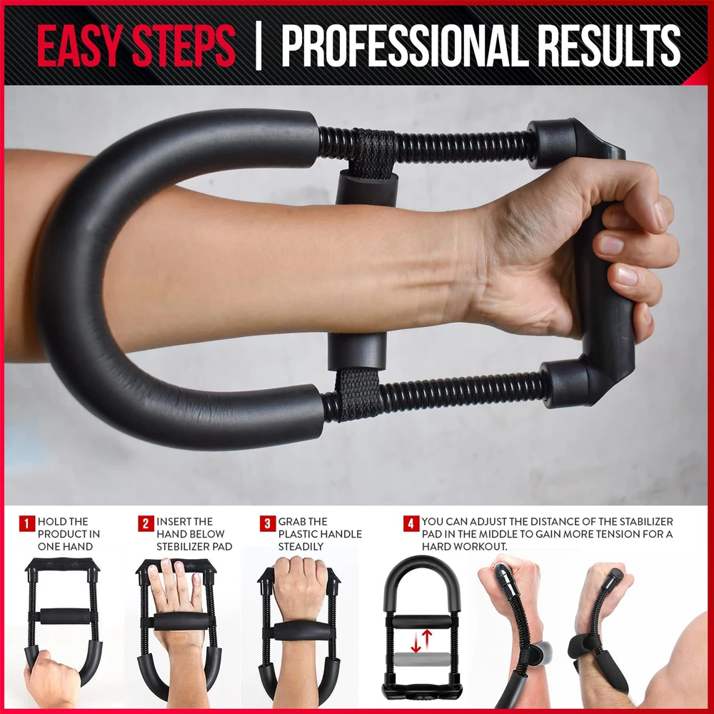 Adjustable Grip Strength Trainer- Wrist-Finger Exerciser- Hand Grip Strengthener- Muscle Building - Image 4