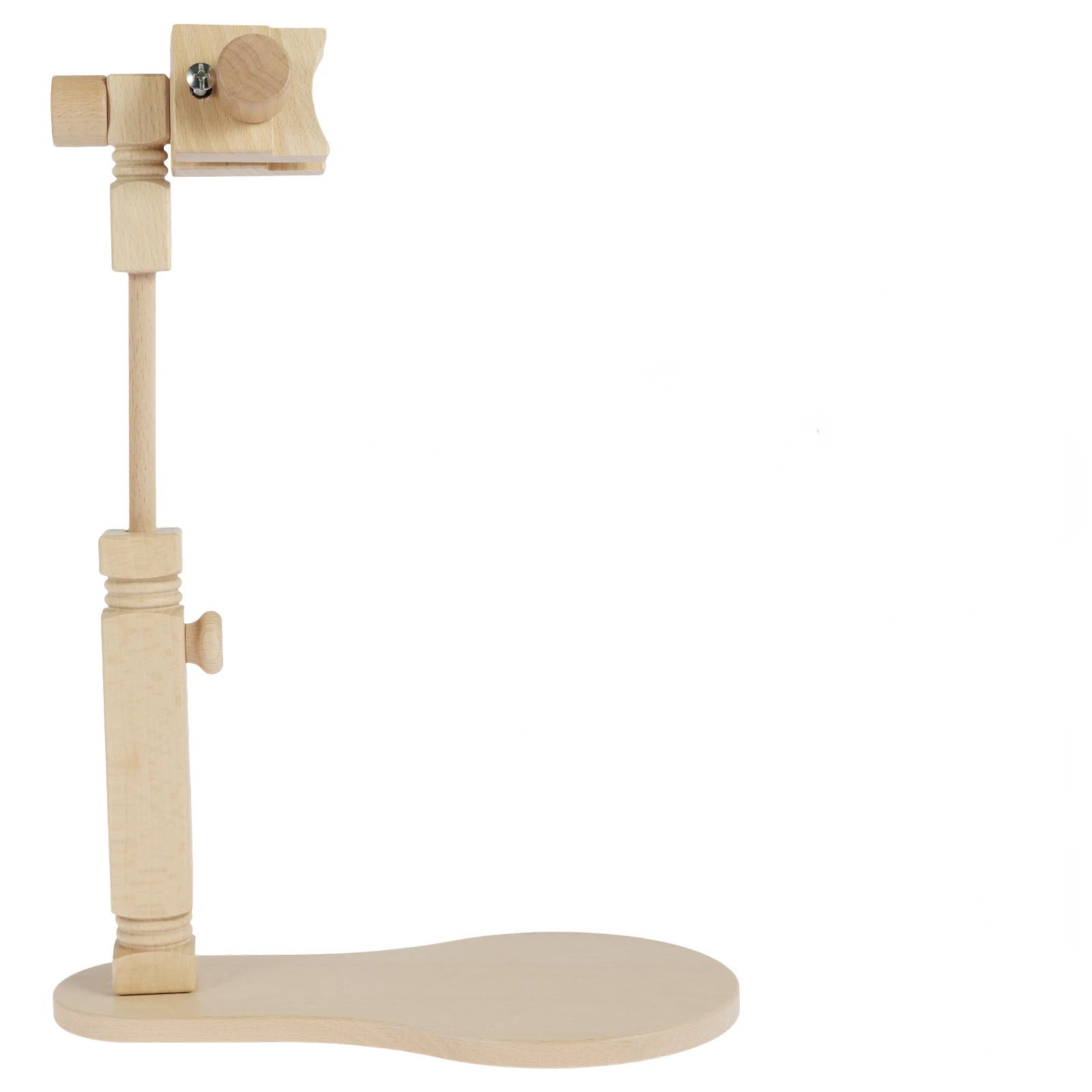 Wooden Embroidery Stand- Hands-Free Cross Stitch Stand- 360° Rotating Embroidery Hoop Holder - Image 7