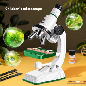 Kids' Educational Science Microscope- STEM Learning Kit Children- 3 Years and Up