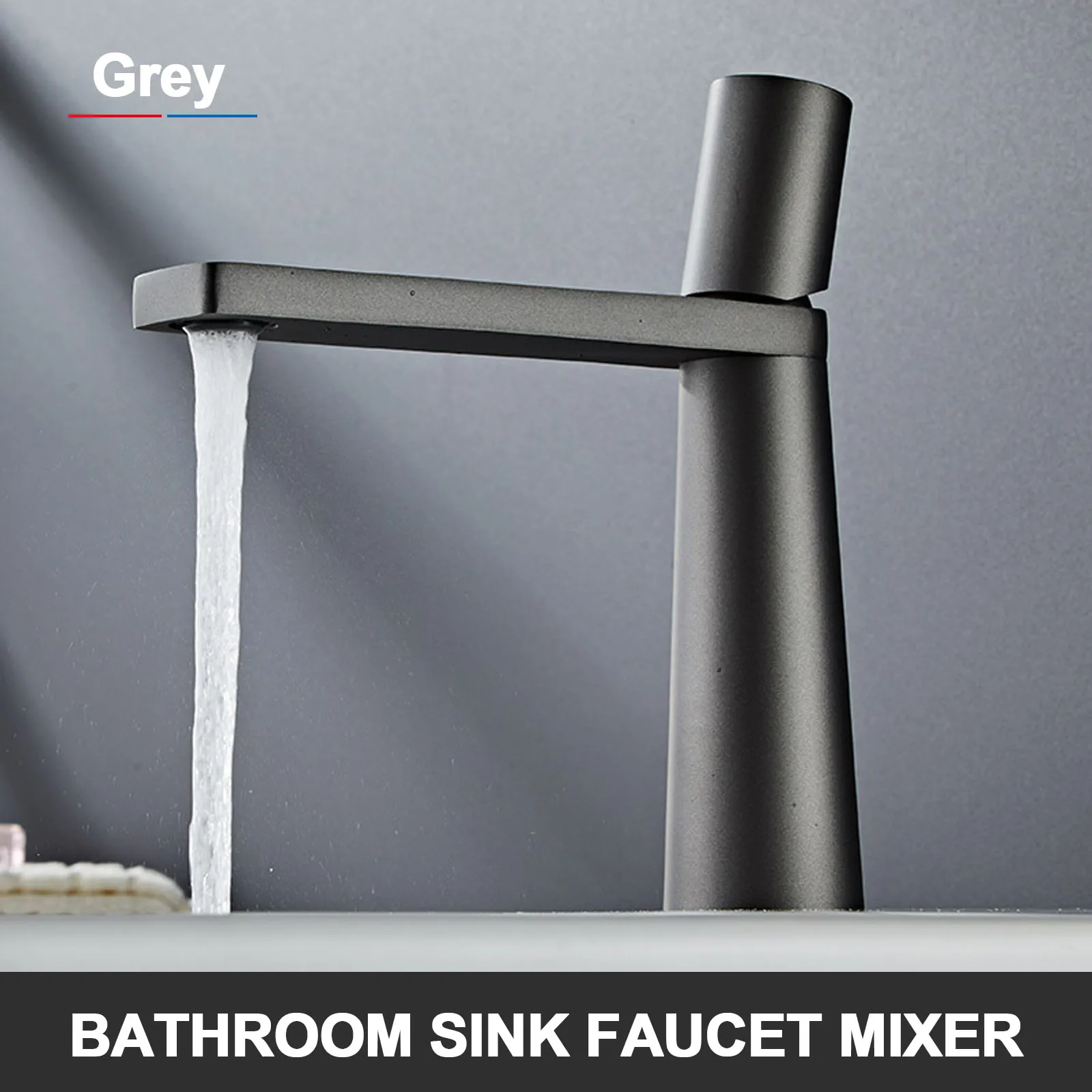 Bathroom Sink Faucet- Single Hole- Tall Vanity Basin Mixer Tap- Many Colors - Image 13