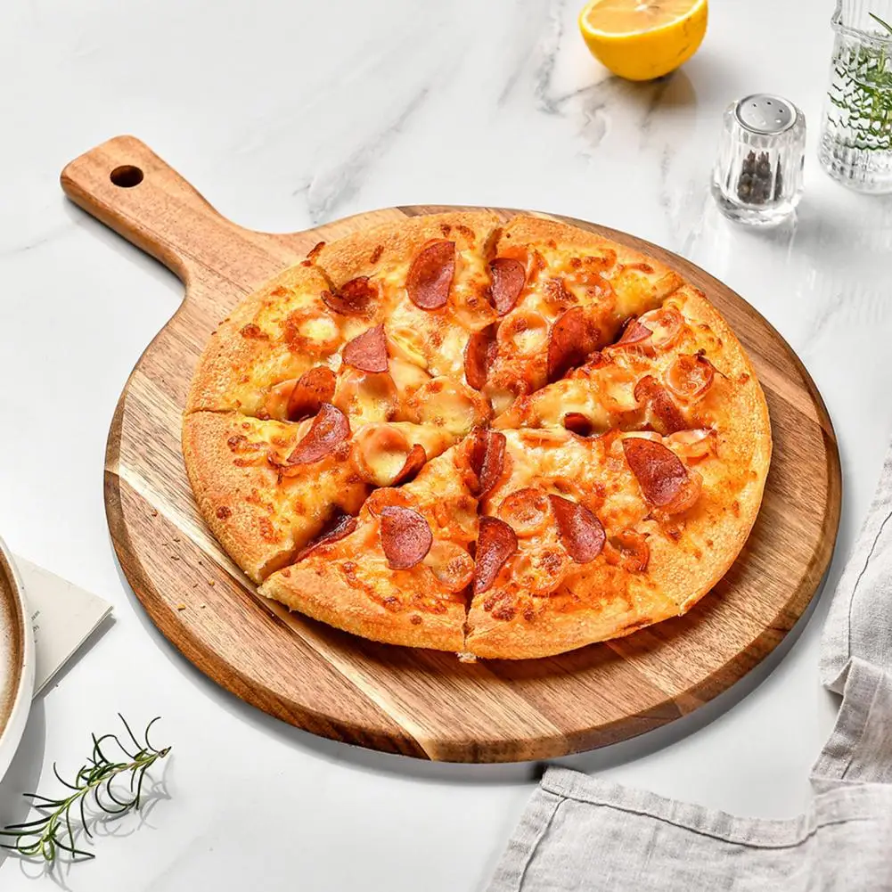 Wooden Multi-function Board- Cutting, Chopping, Serving- Pizza Serving Board - Image 4