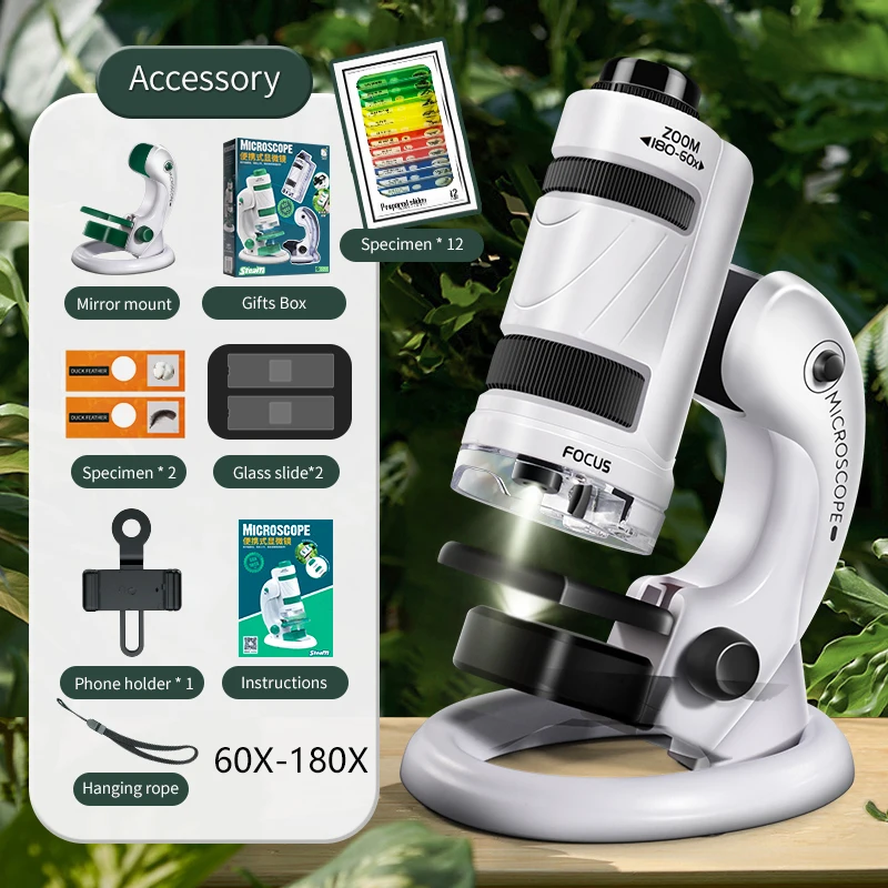 Kids' Educational Science Microscope- STEM Learning Kit Children- 3 Years and Up - Image 7