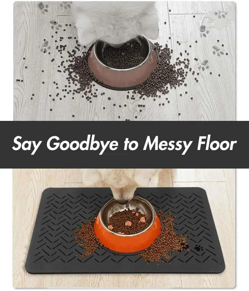 Absorbent Pet Feeding Mat- No Stains- Quick Dry Dog Mat for Food and Water- Messy Drinkers - Image 6