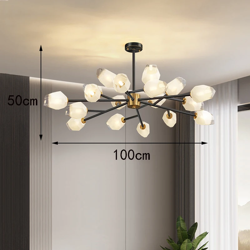 Tulip Dining room Pendant Lamp- Hanging Chandelier- Living Room - Image 15