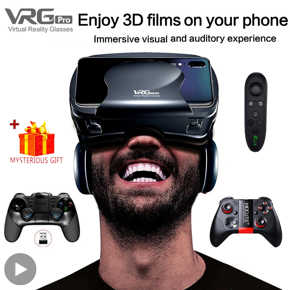 3D Virtual Reality VR Glasses- Headset Goggles For Phone Smartphones