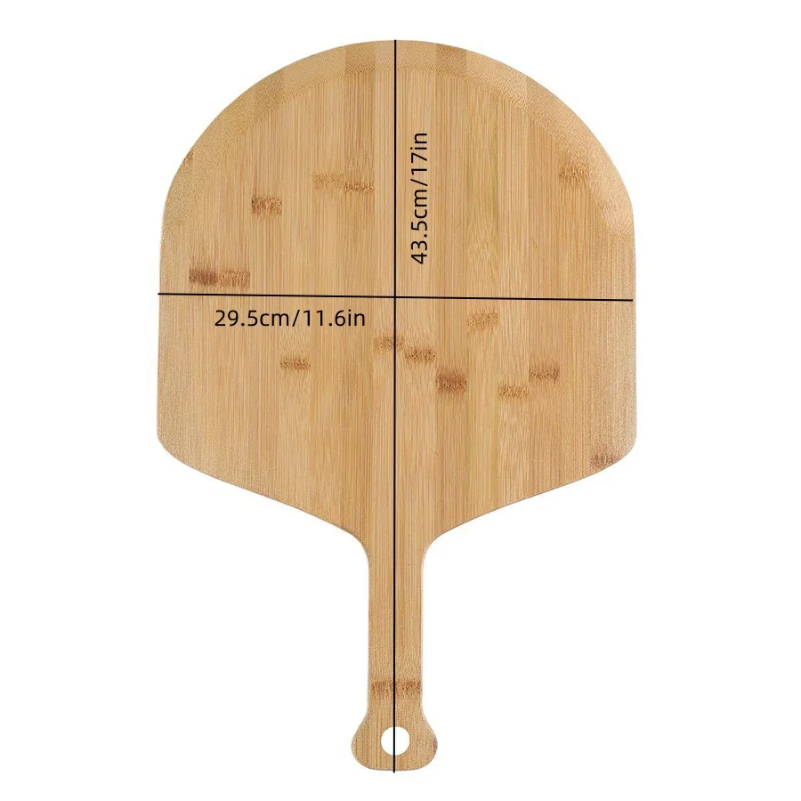 Bamboo Pizza Board- Wooden Pizza Paddle- Pizza Peel - Image 2