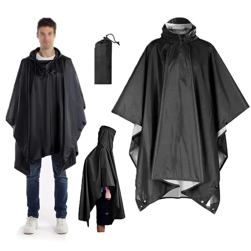 Three-in-One Hooded Raincoat- Camping- Tent- Ground Sheet- Emergencies - Image 10