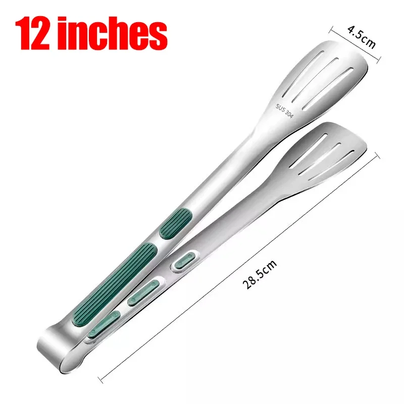 Stainless Steel Food Tongs- Non-slip Tongs- Cooking/Serving Tools- Kitchen Gadgets - Image 10