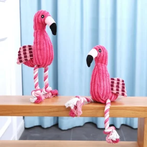 Fabulous Flamingo Dog Chew Toy