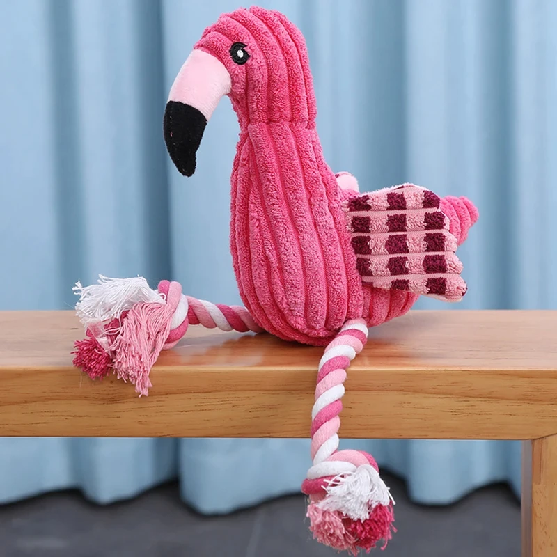 Fabulous Flamingo Dog Chew Toy - Image 7