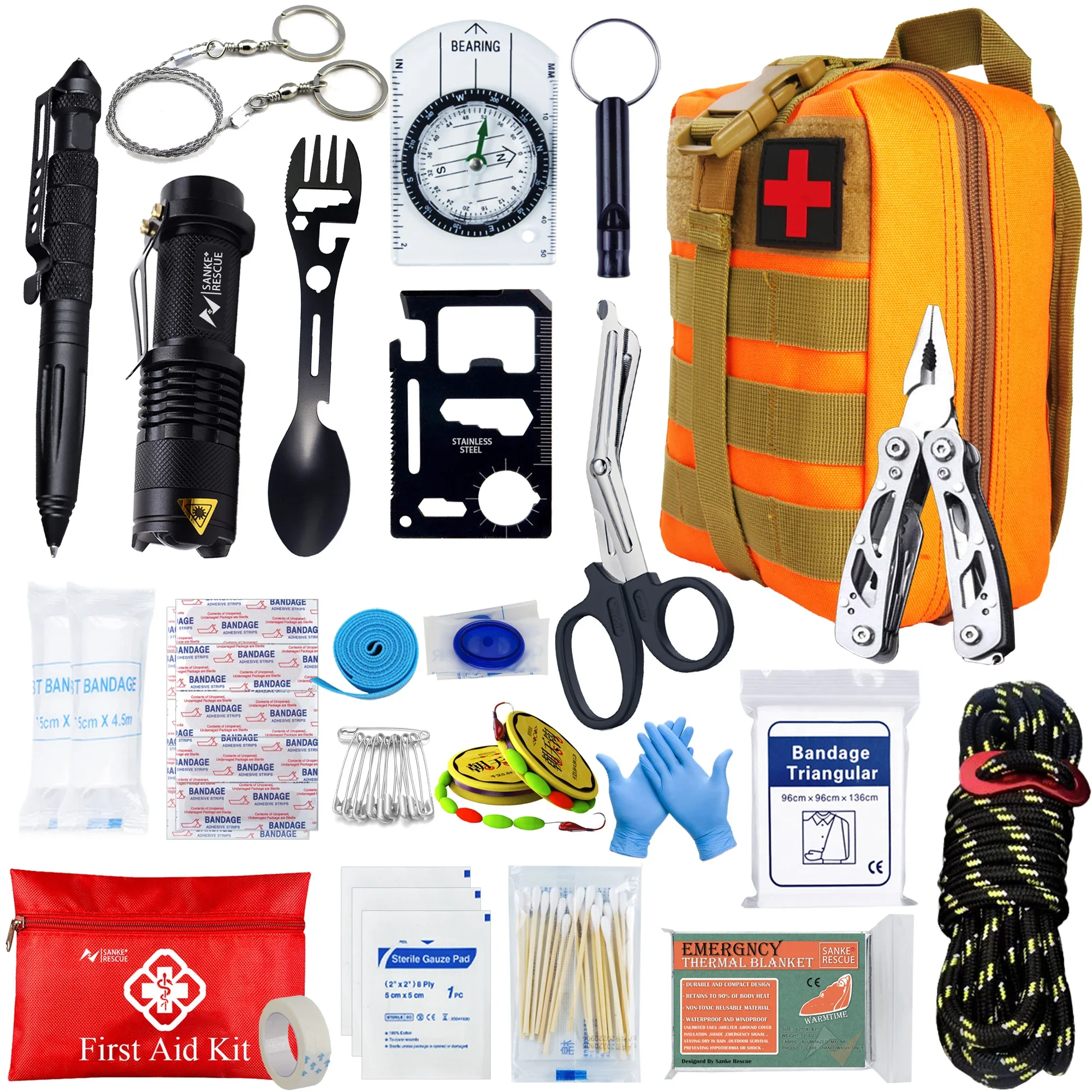 Tactical First Aid Kit- Medical Bag- Self-defense - Image 8