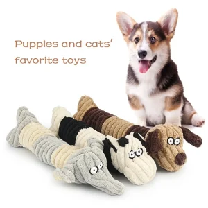 Plush Filled Pet Chew Toys- for Cats and Small Dogs- Squeaky Dog Toy- Interactive Dog/Cat Toy