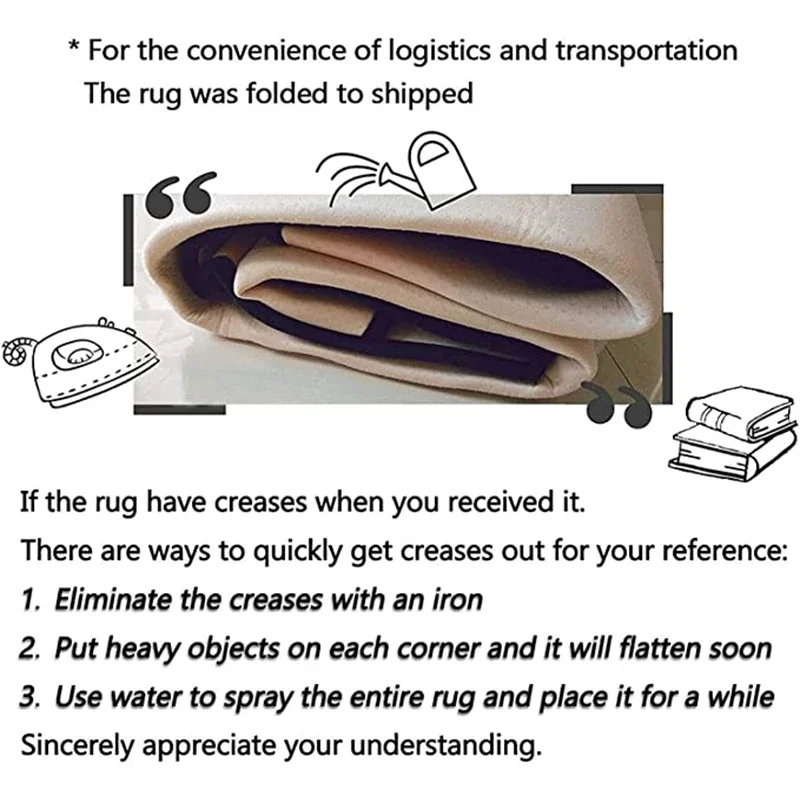 Large Living Room Carpet- Luxury Beige Bedroom Rug- Soft, Washable Rug- Many Styles and Sizes - Image 6