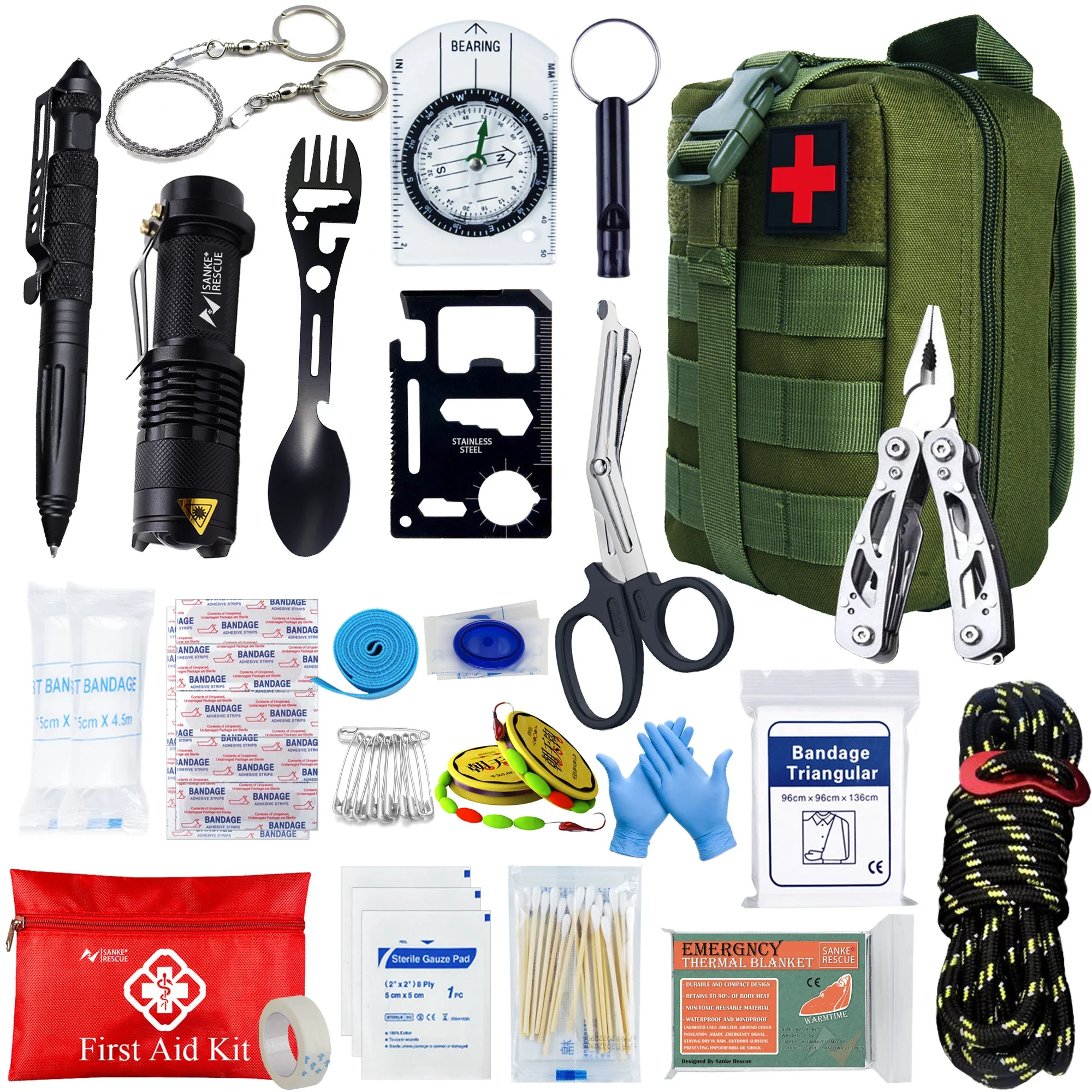 Tactical First Aid Kit- Medical Bag- Self-defense - Image 7