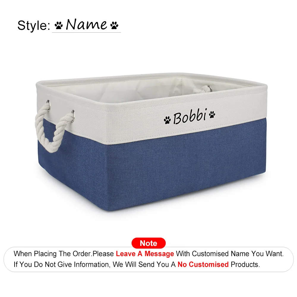 Custom Name Dog/Cat Toy Storage Box - Image 19