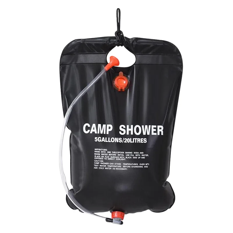 20/40 L Camping Solar Shower Bag- Solar Heated Water - Image 7