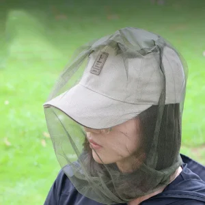 1-PC Outdoor Fishing/ Sunscreen/ Insect Hat- Mesh- Breathable