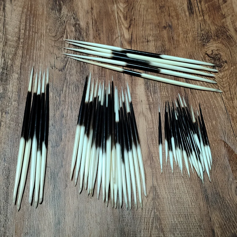 1 LOT African Porcupine Quills- Crafts Accessories- Natural Bone