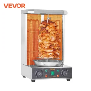 Shawarma Grill Machine, Electric Vertical Broiler-Gyro Rotisserie Oven