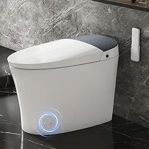 Smart Toilet- Bidet- Pump Assisted Flush- Foot Sensor Operation- Heated Seat- Warm Water, Dryer- Digital Display - Image 8