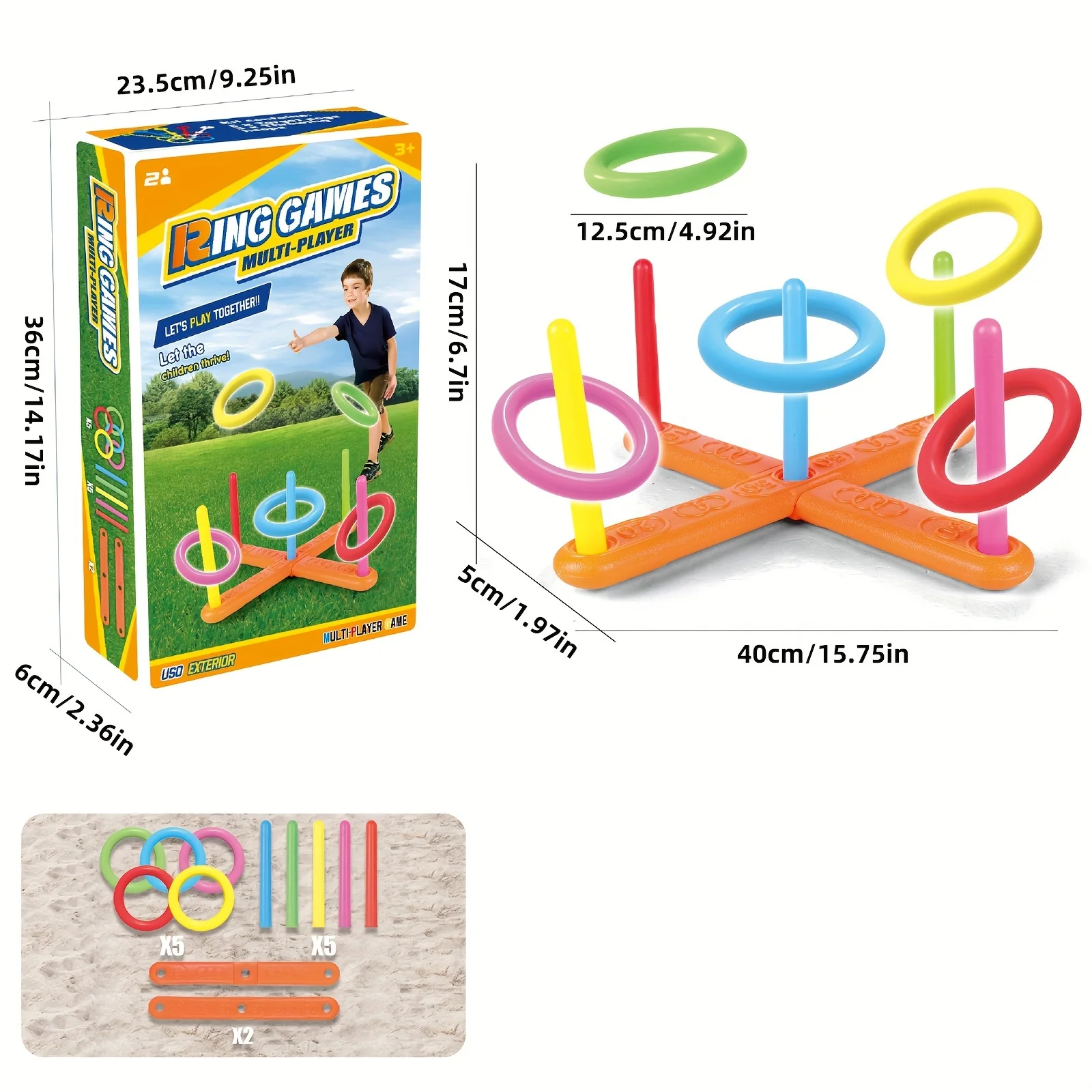 Interactive Ring Throwing Toy- Early Education Game - Image 5