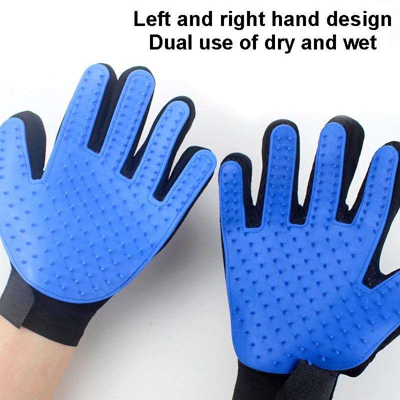 Pet Hair Remover Gloves- Cat Grooming- Hair Deshedding - Image 3