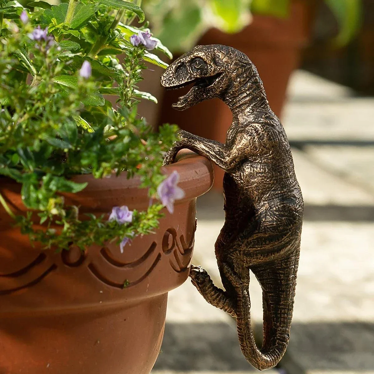1-pc Small Dinosaur Flower Pot Hugger