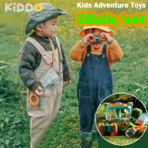Kids Adventure Toys Kit- 28 Tools- Outdoor Nature Exploration