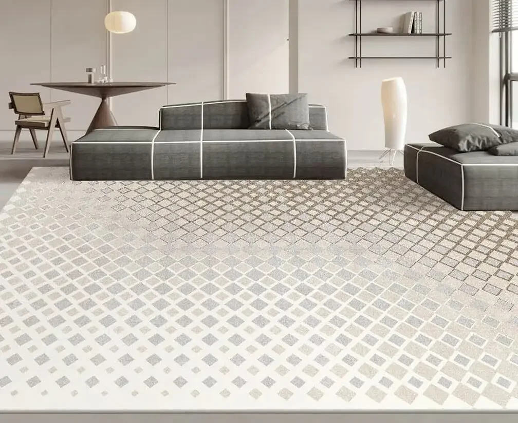 Large Living Room Carpet- Luxury Beige Bedroom Rug- Soft, Washable Rug- Many Styles and Sizes - Image 11