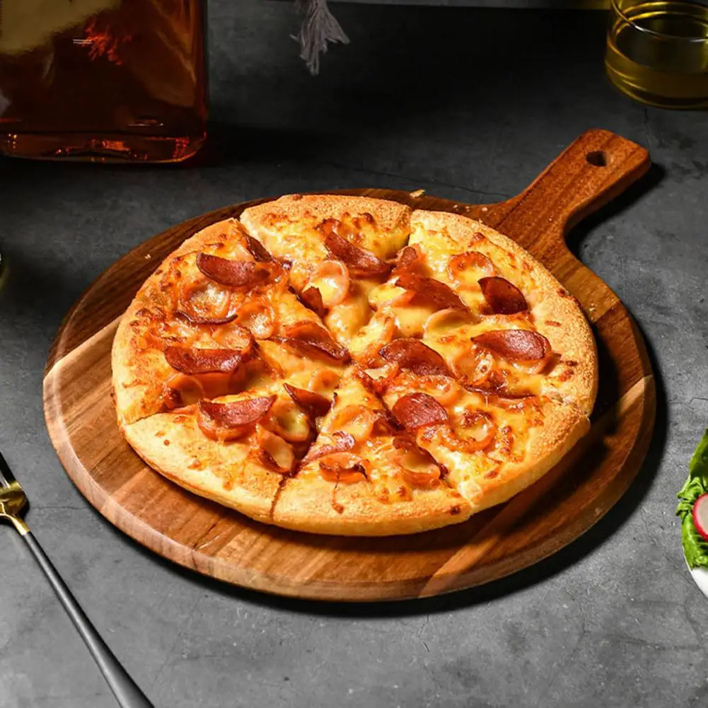 Wooden Multi-function Board- Cutting, Chopping, Serving- Pizza Serving Board - Image 3