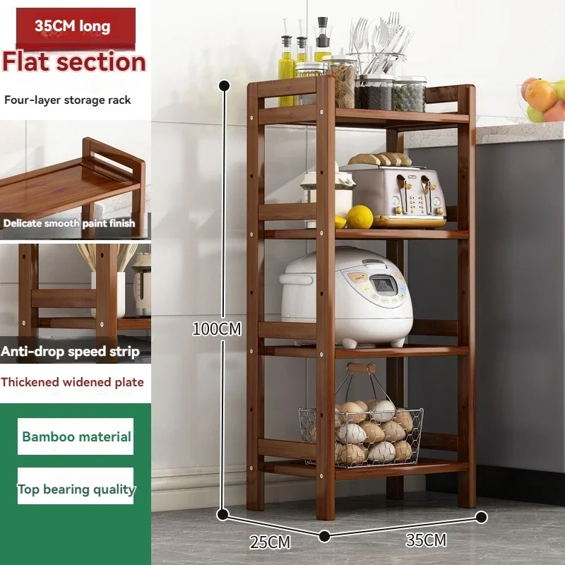 Kitchen Shelf Unit- Floor Standing Multi-Layer Storage Shelves- Extra Storage - Image 19